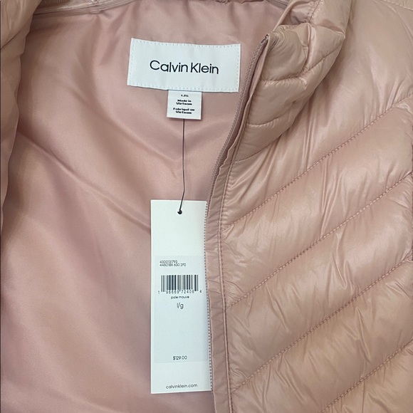 Calvin Klein Light Pink Quilted Vest - Picture 2 of 5